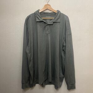 Propper Men 2XL Gray Polo Long Sleeve Tactical Outdoor Utility Camping Forest